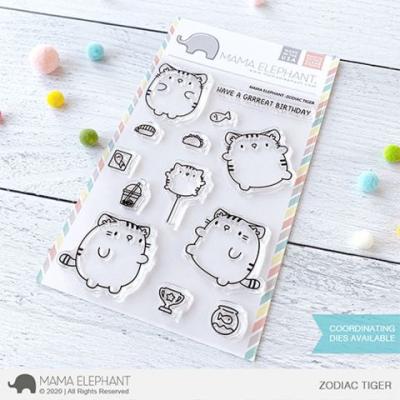 Mama Elephant Clear Stamps - Zodiac Tiger